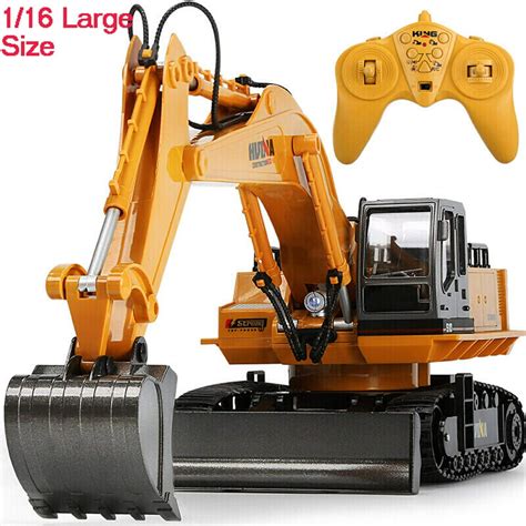 Large Rc Excavator Toy Trucks For Kids Boys Full Function Remote
