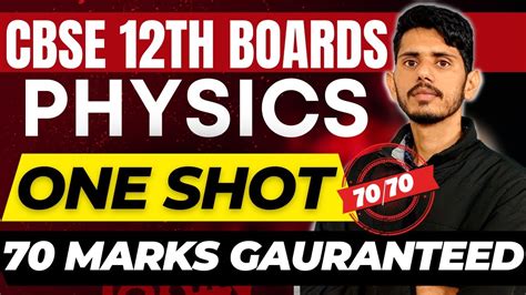 Complete Physics One Shot Video Cbse Th Physics All Chapters In One