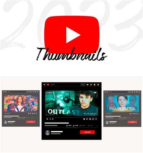 Youtube Thumbnails 2023 Behance