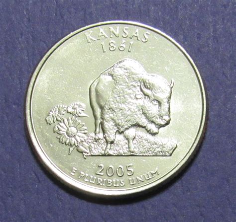 2005 D 25 Cents Kansas State Quarter For Sale Buy Now Online