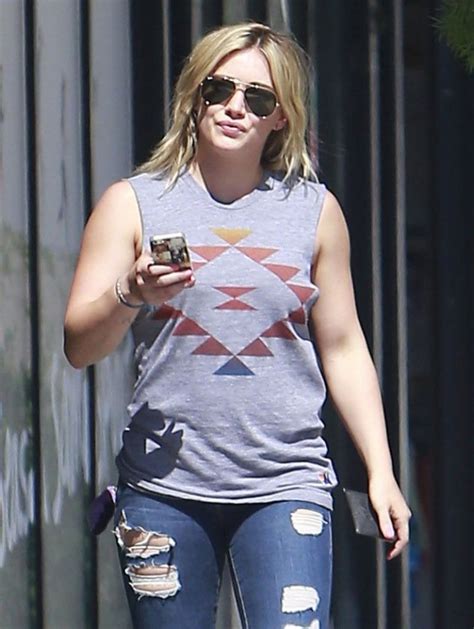 Hilary Duff In Tight Ripped Jeans Out In Los Angeles Hawtcelebs