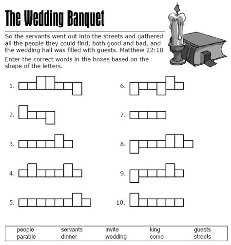 Https://tommynaija.com/worksheet/parable Of The Great Banquet Worksheet