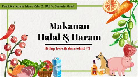 Pelajaran Pendidikan Agama Islam Kelas Makanan Dan Minuman Halal Dan Haram YouTube
