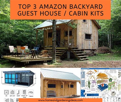 Top 3 Backyard Guest House Or Cabin Kits Home And Gardening Ideas