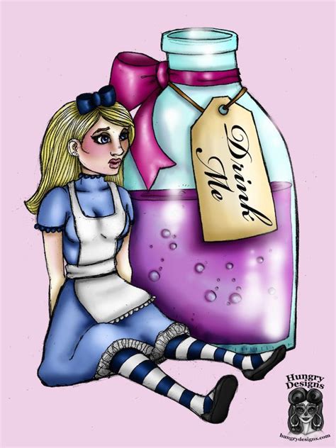 Alice In Wonderland Drink Me By Hungrydesigns On Deviantart Alice