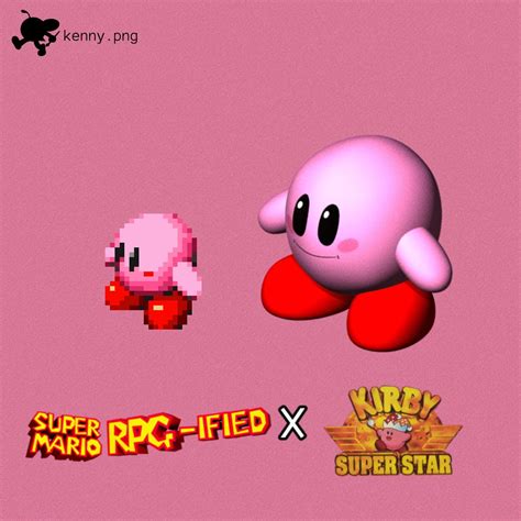 Ms04 On Twitter Rt Kennydotpng Super Mario Rpg Ified Kirby Kirby