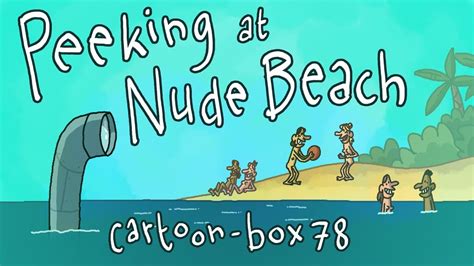 Nude At Beach Cartoons