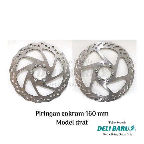 Jual Piringan Rem Cakram Model Drat Ukuran 160 Disc Brake Sepeda Anak