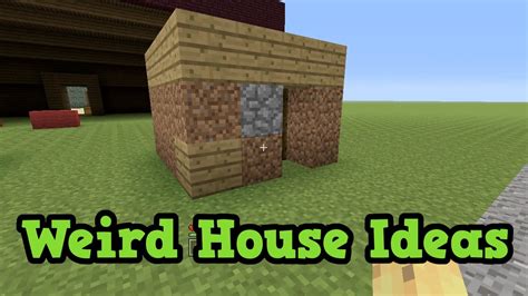 4 Weird Minecraft House Ideas Inspiration Youtube