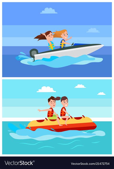 Summer Recreation Collection Royalty Free Vector Image