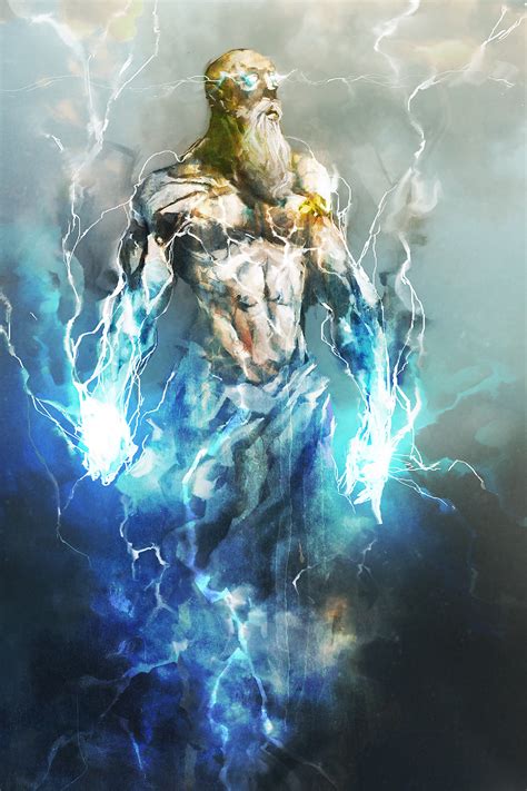 Zeus Thunder God By Cobaltplasma On Deviantart