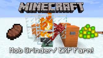 Minecraft Easy Redstone Tutorials Mob Grinderexp Farm Youtube