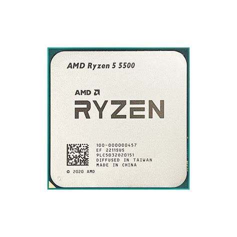 Процессор Amd Ryzen 5 5500 R5 5500 36 ГГц 6 ядерный ЦПУ с двенадцатью