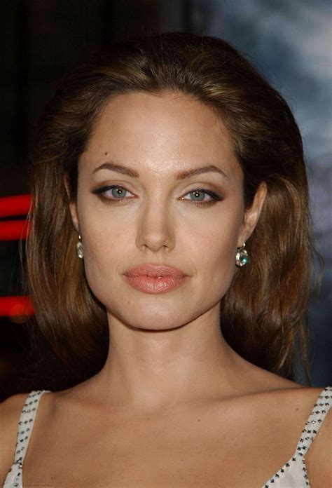Angelina Jolie Front View Angelina Jolie Makeup Angelina Jolie