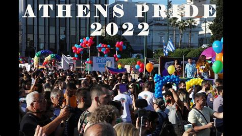 Athens Pride Parade 2022 Athens, Greece Walking Tour - YouTube