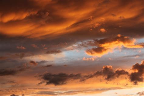 3840x2160 Abendstimmung Clouds Dusk Elbaue Evening Sky Landscape