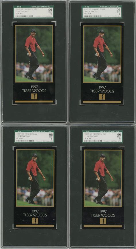 Tiger woods rookie card checklist. Lot Detail - 1997-99 Grand Slam Tiger Woods Rookie Cards SGC 96 MINT 9 Collection (4)
