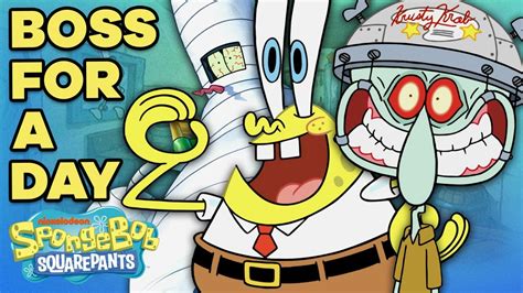 Spongebob Takes Over The Krusty Krab 🧽🦀 New Episode Boss For A Day