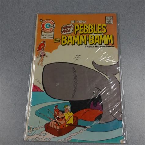 Teen Age Pebbles And Bam Bamm Issue 27 Charlton Comics Comic Book 490 Picclick