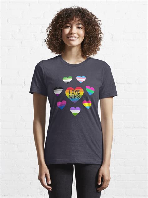 Pride Lgbtqi Love Wins T Shirt For Sale By Boobear Redbubble