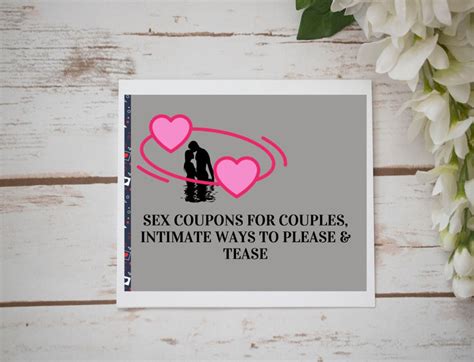 sex coupons for couples printable intimate ways to please and tease hot kinky naughty tasks and