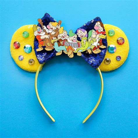 Seven Dwarfs Mouse Ears Minnie Mouse Ears Headband Seven Etsy