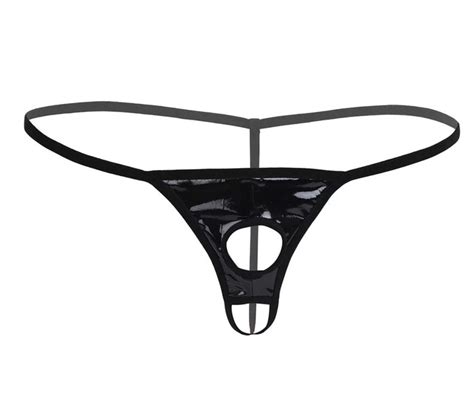 Open Crotch Thong Men Thong Underwear Crotchless G String Etsy