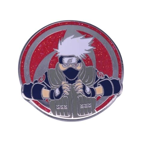 Naruto Kakashi Hatake Enamel Pin Flyoutfitters Store