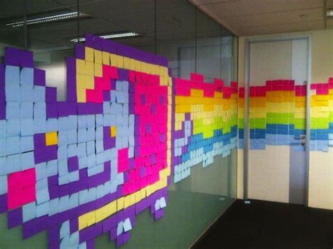 Cool Post It Note Office Art 21 Pics