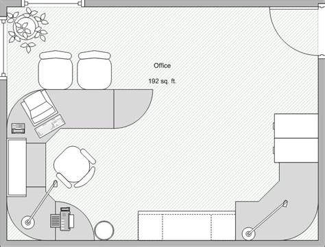 Home Office Layout Ideas Floor Plan Draw Ora