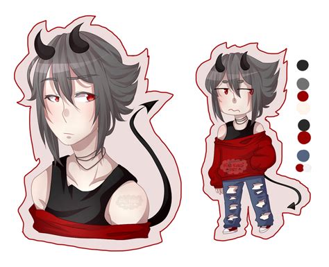 Edgy Demon Adopt Auction Closed By Blushingbats On Deviantart