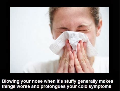 Did You Know That Blowing Your Nose When Its Stuffy Generally Makes