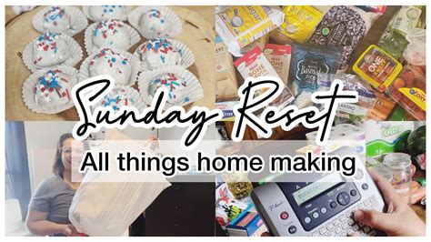 New Sunday Reset Clean Declutter Grocery Haul And Oreo Trouffles