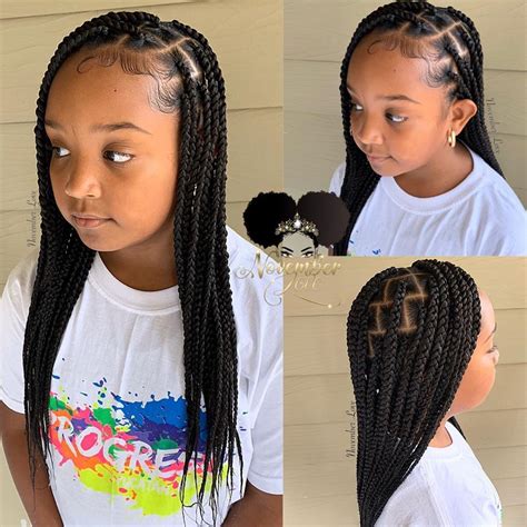 Braid style ideas for kids. Excellent tips for braids for kids, Box braids | Box ...