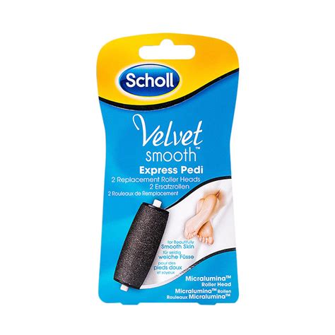 Jual Scholl Velvet Smooth Express Pedi Roller Head 2 Pcs Di Seller
