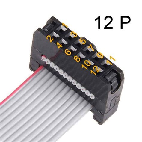 28 Awg 12 Pin Ribbon Cable Idc Connector Ecocables