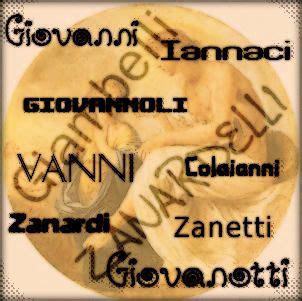 Find out how surnames are ranked in popularity, how many people in the united states of america bear a particular name, and how the statistics change between 1990 and 2000 us censuses. Italian surnames derived from the name Giovanni (John in ...