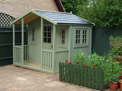 Bespoke Potting Shed With Veranda By The Posh Shed Company Cottage