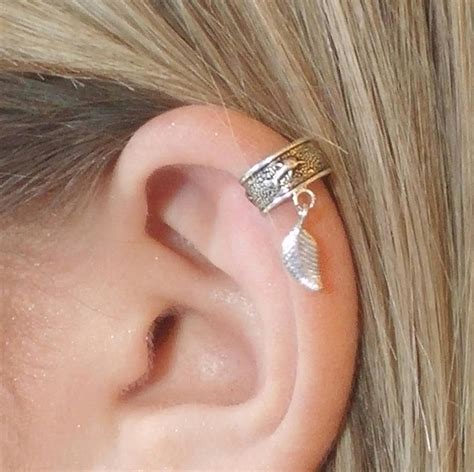 Ear Clip Ear Wraps Earring Cuff Fake Ear Cuff Silver Ear Etsy