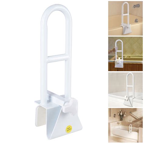 Bathtub safety grab bar grab bars for bathroom stainless steel fastened straight bathroom bathtub non slip toilet handrail handicap safety ada there are 166 suppliers who sells bathtub grab bar safety rail on alibaba.com, mainly located in asia. Yescom Adjustable Bathtub Grab Bar Safety Rail Lock to Tub ...