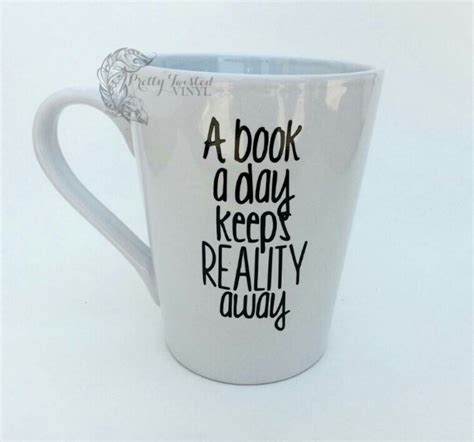 a book a day keeps reality away coffee mug geekery reading lover bookworm fandom