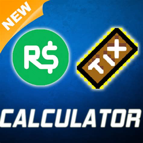 About Robux And Tix Calculator For Roblox Version Apptopia