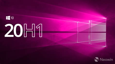 Windows 10 20h1 Builds Have A Couple Of Hidden Improvements Neowin