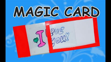 Diy Craft Ideas Diy Card Ideas How To Make Magic Card