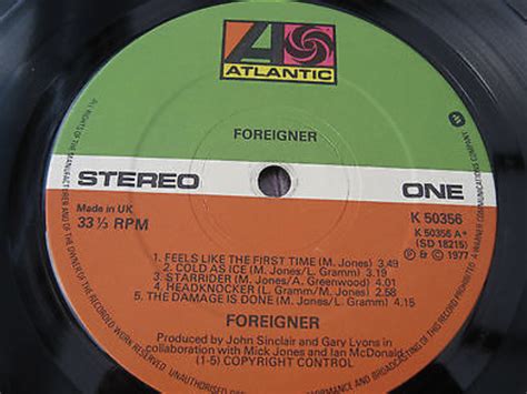 Today Foreigner Released Their Self Titled Debut Album Landt World