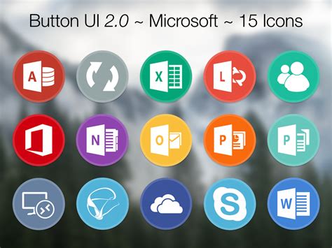 Button Ui 20 ~ Microsoft Office 2016 Extras By Blackvariant On