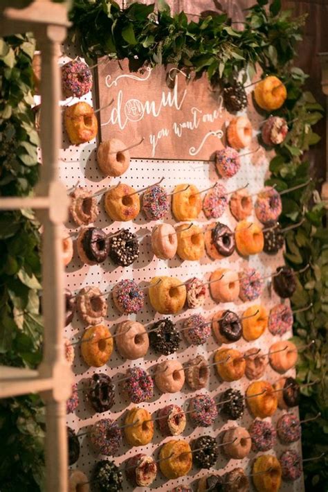 Donuts Wall Ideas For Wedding Reception Emmalovesweddings