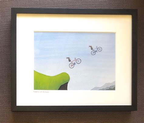 Rabbits With Bicycles By Greg Stones Giacobbe Fritz Fine Art