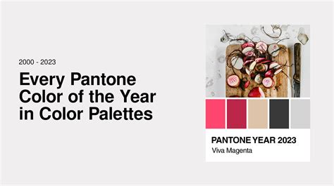 Two Decades With Pantone Color Of The Year Approval Studio