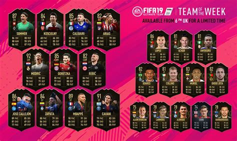 I play fifa 21 on ultimate difficulty. FIFA 19 Ultimate Team of the Week: SIF ST Mbappe, IF ...